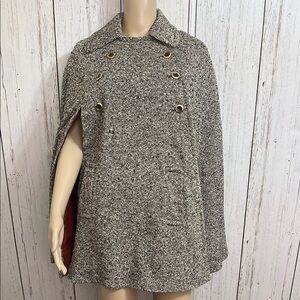 Vintage Colony Shoppe San Francisco Tweed Women's Tweed Cape